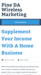 Mobile Screenshot of pinedawireless.net